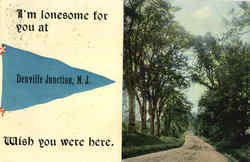 I'm Lonesome For You At Denville Junction Postcard