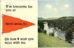 I'm Lonesome For You At Denville Junction Postcard