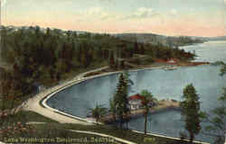 Lake Washington Boulevard Seattle, WA Postcard Postcard