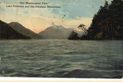 Lake Crescent And The Olympic Mountains Postcard