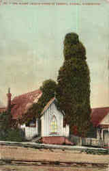 The Oldest Church Tower In America Postcard