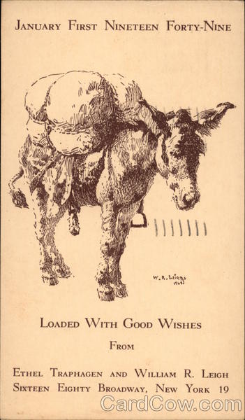 Loaded With Good Wishes Donkeys