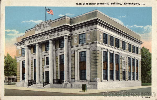John McBarnes Memorial Building Bloomington Illinois