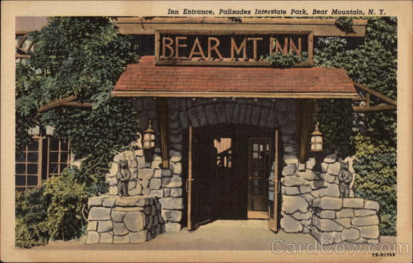 Inn Entrance, Pallisades Interstate Park Bear Mountain New York