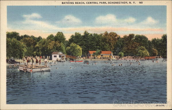 Bathing Beach - Central Park Schenectady, NY