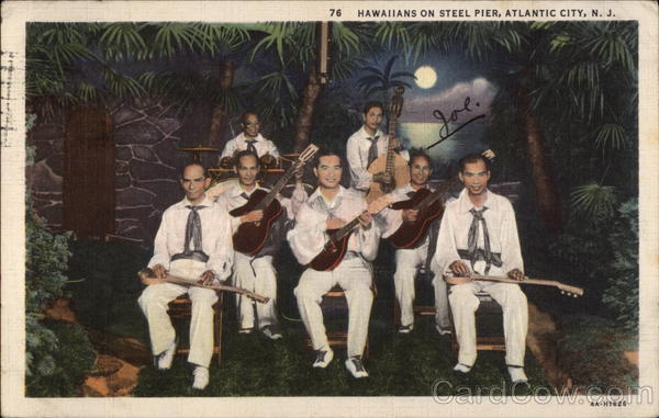 Hawaiians on Steel Pier Atlantic City New Jersey