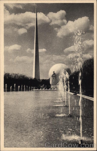 View of Constitution Mall New York 1939 NY World's Fair