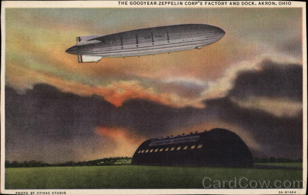The Goodyear-Zappelin Corp.'s Factory and Dock Akron Ohio