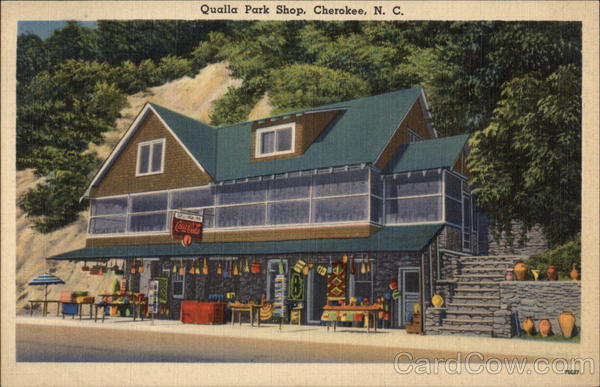 Qualla Park Shop Cherokee North Carolina