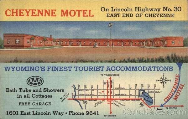 Cheyenne Motel - Wyoming's Finest Tourist Accommodations