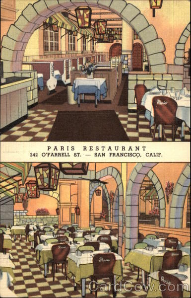 Paris Restaurant San Francisco California