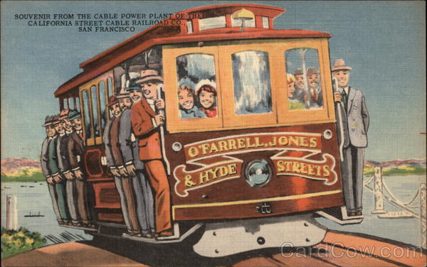 California Street Cable Car San Francisco