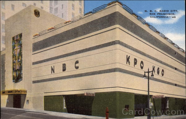 N. B. C. Radio City San Francisco California