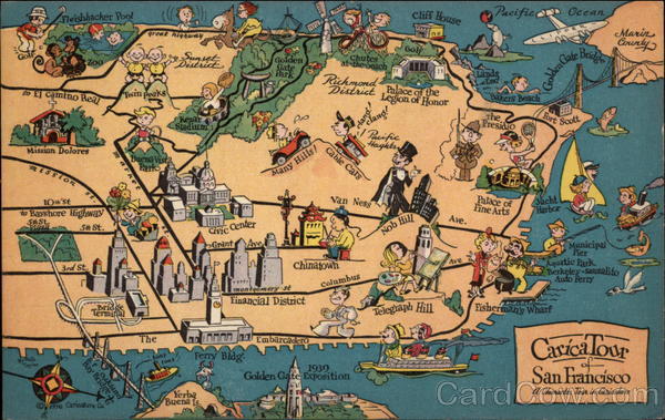 CaricaTour of San Francisco California