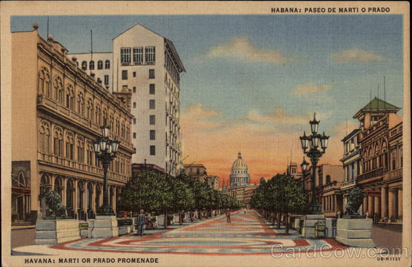 Marti or Prado Promenade Havana Cuba