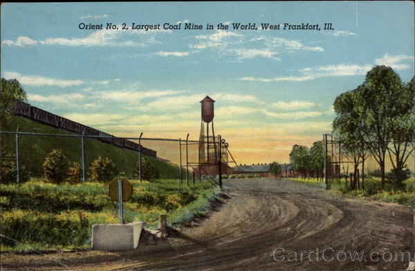 Orient No. 2, Largest Coal Mine in the World West Frankfort Illinois