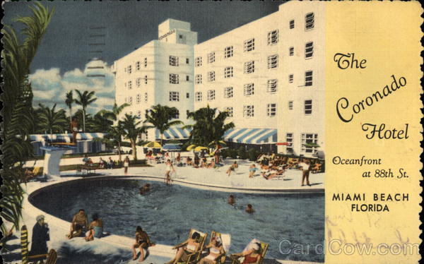 The Coronado Hotel Miami Beach Florida