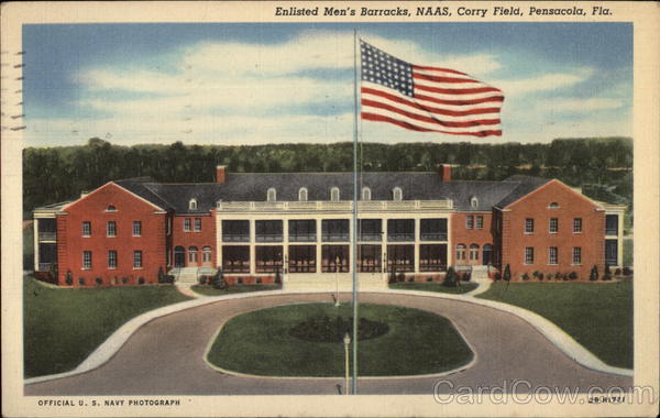 Enlisted Men's Barracks, NAAS, Corry Field Pensacola Florida