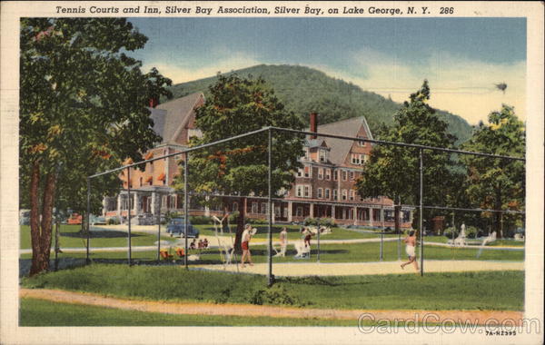 Tennis Courts and Inn, Silver Bay Association New York