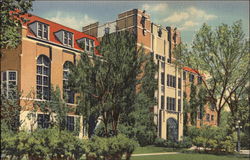 The Michigan League Building of the University of Michigan Postcard