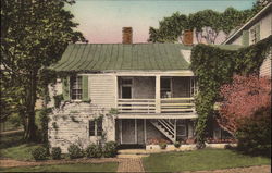 Entrance to Kitchens and Supply Rooms Below Stairs on Southern Side Charlottesville, VA Postcard Postcard