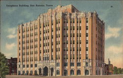 Telephone Building San Antonio, TX Postcard Postcard