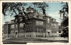 Macon Public School Missouri Postcard Postcard