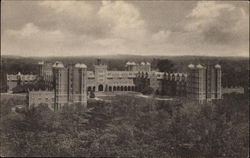 The Quadrangle, Wellesley College Massachusetts Postcard Postcard