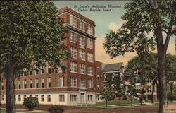 St. Luke's Methodist Hospital Postcard