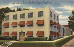 Home of Newbern & Nourse Tyler, TX Postcard Postcard
