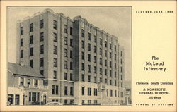 The McLeod Infirmary Florence, SC Postcard Postcard