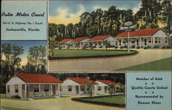 Patio Motor Court, On U.S. Highway No. 1 South Postcard