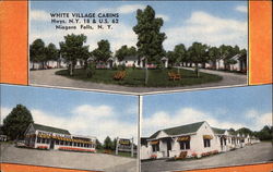 White Village Cabins Niagara Falls, NY Postcard Postcard