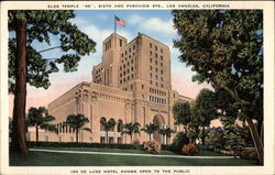 Elks Temple "99" Los Angeles, CA Postcard Postcard