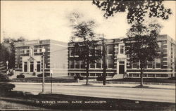 St. Patrick's School Natick, MA Postcard Postcard