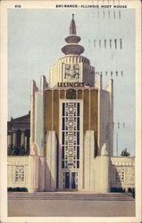Entrance - Illinois Host House Postcard