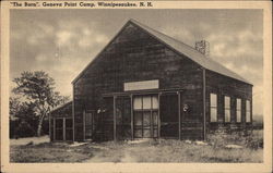 Geneva Pont Camp - The Barn Postcard