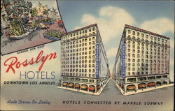 Rosslyn Hotels Postcard