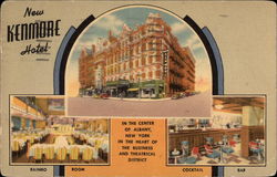 New Kenmore Hotel Albany, NY Postcard Postcard