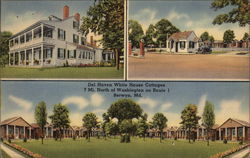 Del Haven White House Cottages Postcard