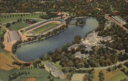 Broadmoor Hotel and Grounds from the Air Colorado Springs, CO Postcard Postcard