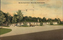 Blu-Vue Tourist Court Mount Airy, NC Postcard Postcard