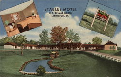 Stables Motel Postcard