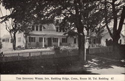 The Spinning Wheel Inn Redding Ridge, CT Postcard Postcard