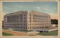 General Post Office Kansas City, MO Postcard Postcard