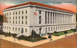 U.S. Post Office Sacramento, CA Postcard Postcard