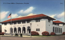 U.S. Post Office Clearwater, FL Postcard Postcard