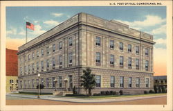 U.S. Post Office Cumberland, MD Postcard Postcard