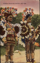 Shawnee Indian War Dancers, Oklahoma Postcard