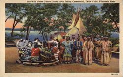 The Wild Goose Dance, Stand Rock Indian Ceremonial, Dells of the Wisconsin River Postcard